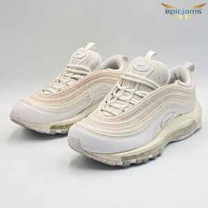 Nike Air Max 97 Women's Size 6 Sneakers 921733-100 Triple White Pure Platinum